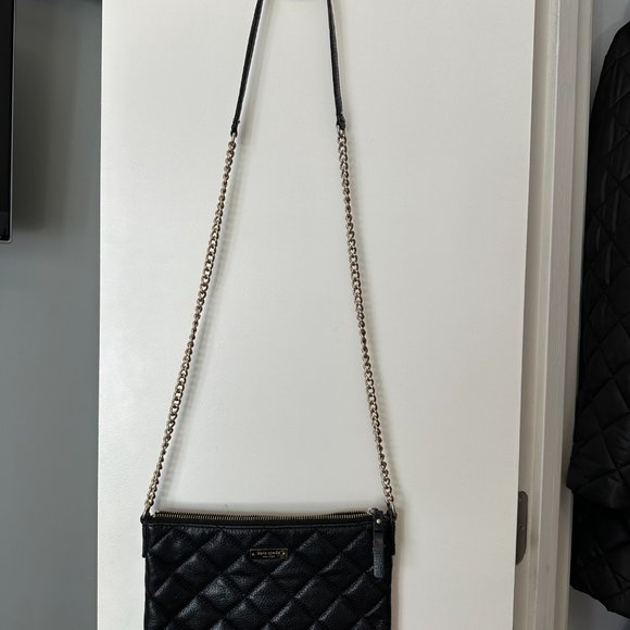 kate spade gold coast ginnie quilted crossbody with gold chain - Picture 4 of 8